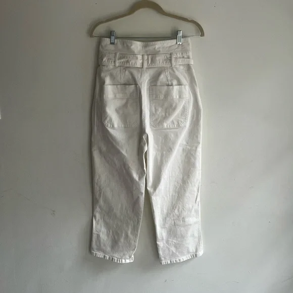 MARISSA WEBB White Canvas Pants Size 6